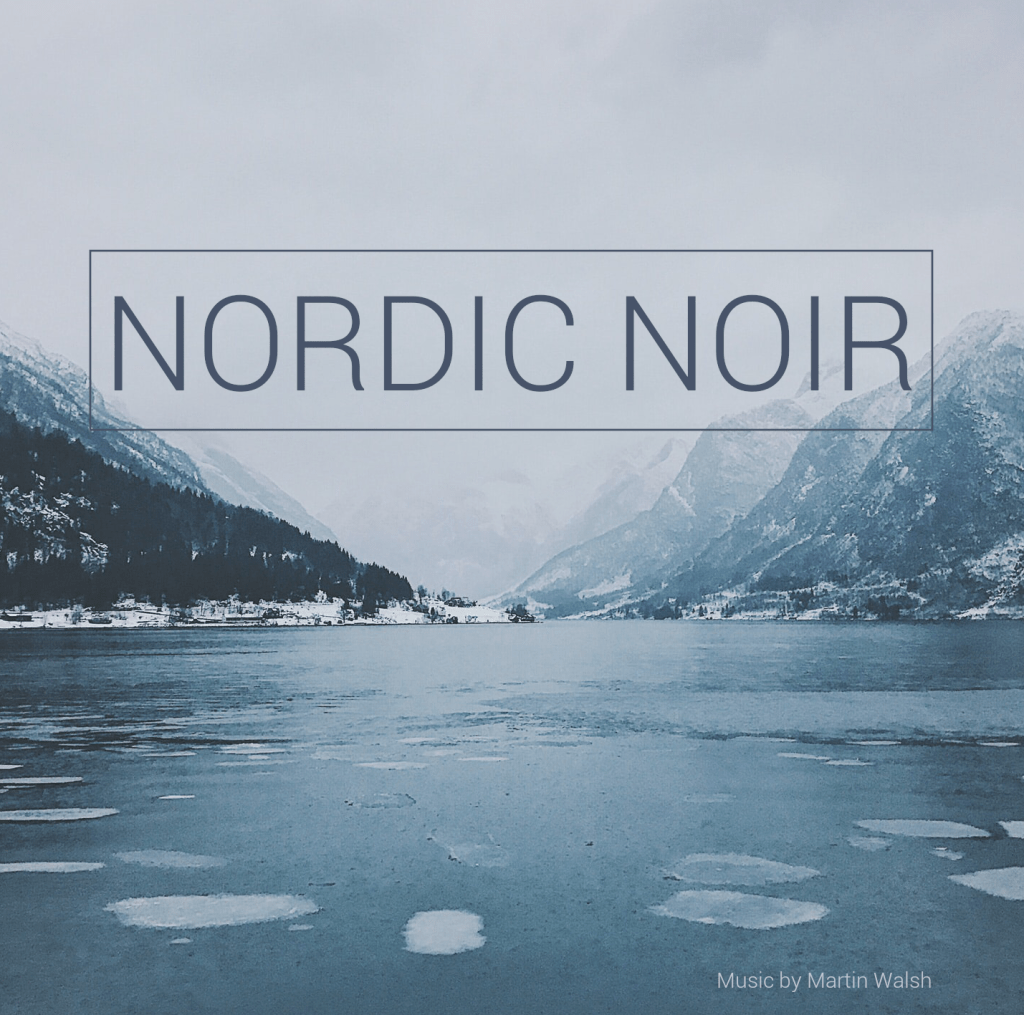 Album cover showing an icy body of water with mountains rising through mist